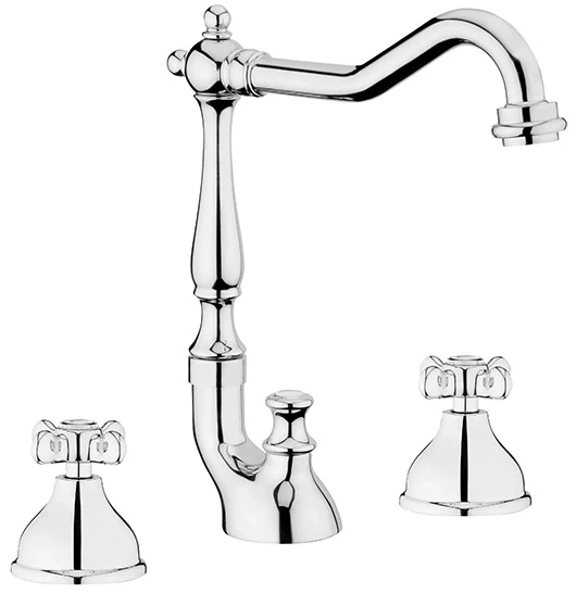 

Смеситель для раковины с донным клапаном Webert Ottocento OT750202015