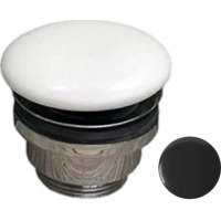 Донный клапан для раковины GSG PILTONUNIAR002 универсальный, черный глянец