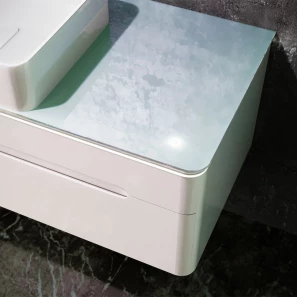 Изображение товара комплект мебели белый 90,8 см jorno shine shi.01.90/p/w + 0085176 + shi.02.65/w