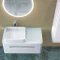 Комплект мебели белый 90,8 см Jorno Shine Shi.01.90/P/W + 0085176 + Shi.02.65/W - 8