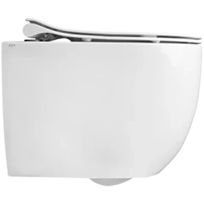 Изображение товара унитаз подвесной axa mini wcwh201201 безободковый, с сиденьем микролифт, белый глянец