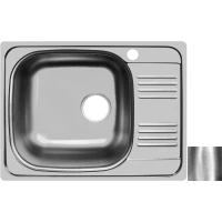 Кухонная мойка полированная сталь Ukinox Гранд GRP652.503 -GT8K 2L