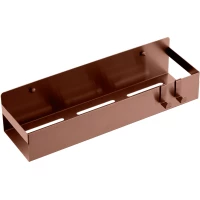 Полка для ванной Boheme Q 10965-BRB 35 см, бронза матовая