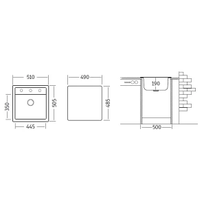 Изображение товара кухонная мойка серый ukinox двина dvina - 47