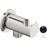 Подключение для душевого шланга с держателем Emmevi C06933/NEO черный матовый