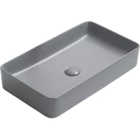 Раковина-чаша CeramaLux 78189MH-5 60,5x35 см, накладная, светло-серый матовый