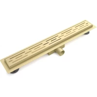 Душевой трап (лоток) Esbano M-RAIN-80SG	ESTRMETRAIN80SG 80 см, с решеткой, перфорированный, золотой матовый