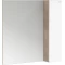 Зеркальный шкаф 80x81,6 см светлый камень/белый глянец Onika Алеста 208095 - 1
