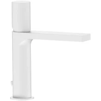 Смеситель для раковины AQG Tube 01TUB100BL белый матовый