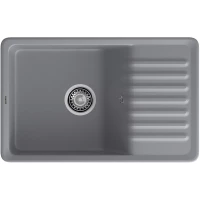 Кухонная мойка GranFest Quarz 72 75,2x47,5 см, темно-серый