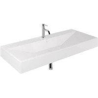 Раковина Kludi Resa 59WW12143 121x50,5 см, подвесная, белый