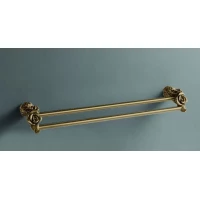 Полотенцедержатель двойной 60 см бронза Art&Max Rose AM-0918-B