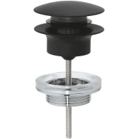 Донный клапан для раковины Grohe 29510KF0 универсальный, черный матовый