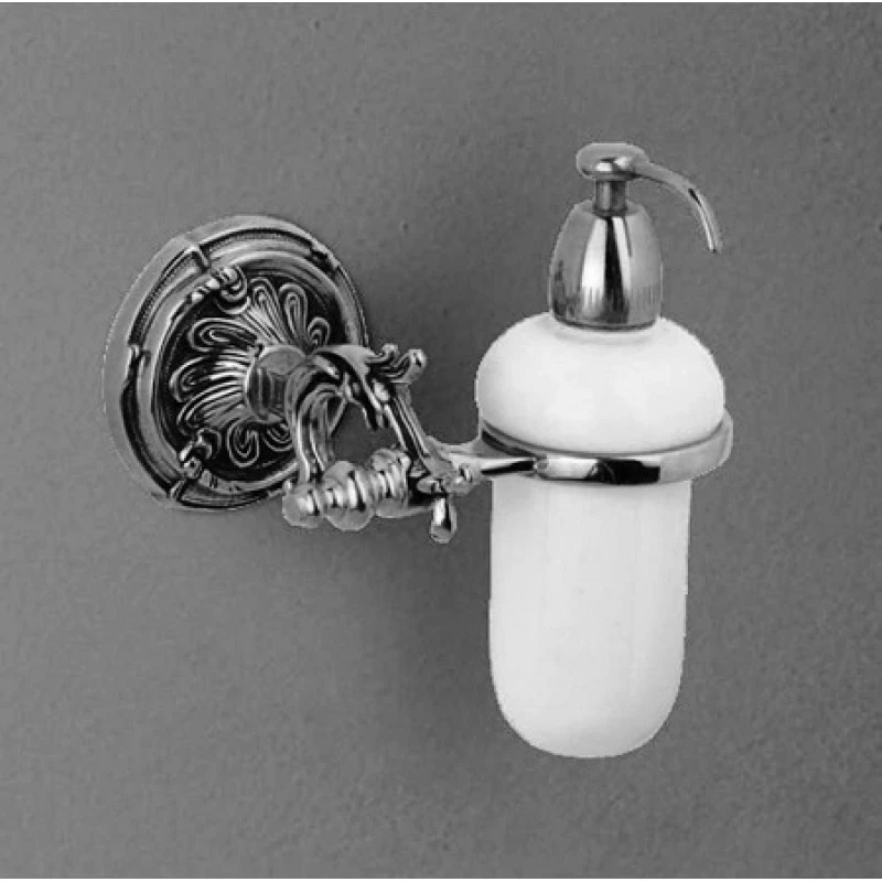 Дозатор жидкого мыла с держателем хром Art&Max Barocco AM-1788-Cr