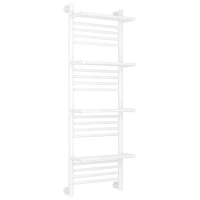 Полотенцесушитель водяной 1200x400 белый матовый Сунержа Богема с полкой+ 30-0224-1240