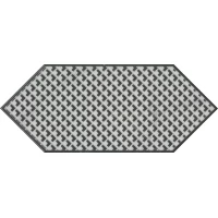 Декор Kerama Marazzi Келуш 3 черно-белый 14x34 HGD/A482/35006