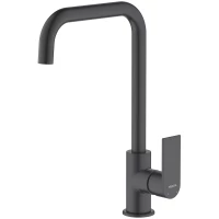 Смеситель для кухни Aquatek Лира AQ1480MB черный матовый