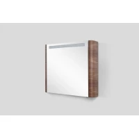 Зеркальный шкаф 80x70 см орех R Am.Pm Sensation M30MCR0801NF