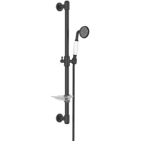 Душевой гарнитур Aquatek Классик AQ2020MB 1 режим, черный матовый