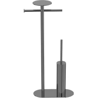 Комплект для туалета Boheme Venturo 10953-SGM напольный, графит глянец