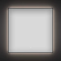 Зеркало 65x65 см черный матовый Wellsee 7 Rays’ Spectrum 172200360