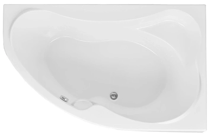 Акриловая ванна 169x109,4 см правая Aquanet Capri 00205387 мебель для ванной aquanet токио 130 подвесная правая белая под стиральную машину