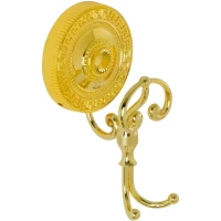 Крючок Migliore Monte Carlo 31534 двойной, для ванны, золотой