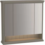 Изображение товара зеркальный шкаф 78x76 см серый матовый vitra valarte 62232