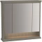 Зеркальный шкаф 78x76 см серый матовый Vitra Valarte 62232 - 1