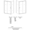 Душевой уголок 130x100 см Veconi Rovigo RV046-130100PR-02-19C1 Pear Душевой уголок 130x100 см Veconi Rovigo RV046-130100PR-02-19C1 Pear - 3