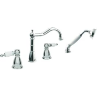 Смеситель на борт ванны Boheme Cromo 396