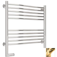 Полотенцесушитель электрический 600x600 золотой МЭМ левый Сунержа Флюид 2.0 03-5220-6060