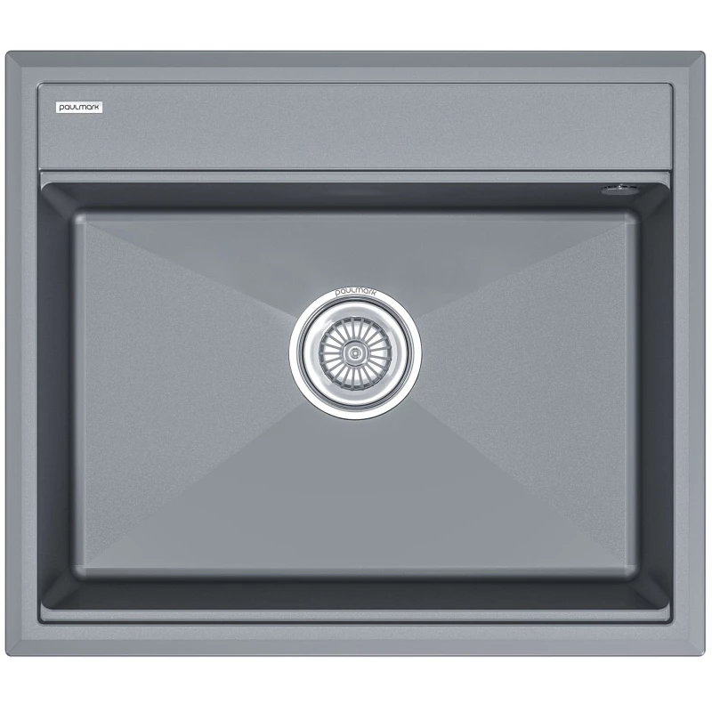 Кухонная мойка Paulmark Stepia серый металлик PM115951-GRM