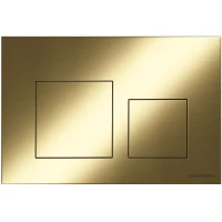 Кнопка смыва Ceramica Nova Balance Square CN12-002BG для инсталляции, золотой матовый