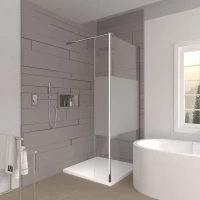 Неподвижная перегородка 90 см Veconi Korato KR73-90-04-19C1 Frost Line