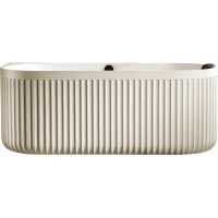Ванна из литьевого мрамора AltroBagno Fabiana AltroBagnoFabiana090208Cream 170x80 см, отдельностоящая, кремовый