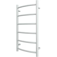 Полотенцесушитель электрический Point Афина П6 PN04848W 800x432, диммер правый, белый матовый