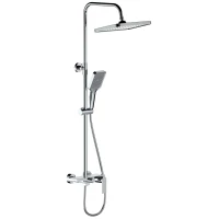 Душевая система Belz B24678 320x210 мм, со смесителем, хром