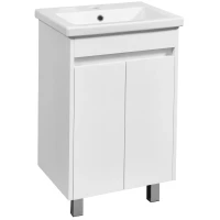 Тумба белый глянец/белый матовый 49,6 см Stella Polar Фаворит SP-00000162