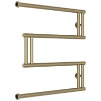 Полотенцесушитель водяной 600x600 золотой шелк Сунержа High-Tech+ model 