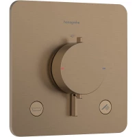 Термостат для ванны Hansgrohe Ecostat Comfort Q 33717140 встраиваемый, бронза