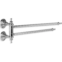 Полотенцедержатель Stil Haus Giunone G16(08) 38 см, поворотный, двойной, хром