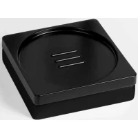 Мыльница Colombo Design MiniQ B5040.NM-RNE настольная, черный матовый