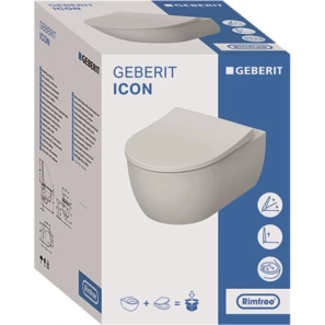 Изображение товара комплект подвесной унитаз geberit icon 500.784.01.1 + система инсталляции geberit 111.300.00.5