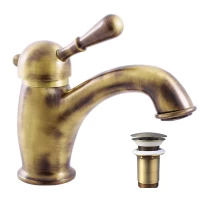 Смеситель для раковины с донным клапаном Rav Slezak Labe L427.5SM