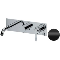 Смеситель для ванны Remer Atelier AL54D3NO встраиваемый, черный матовый