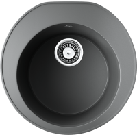 Кухонная мойка Omoikiri Tetogranit Miya 50R-PL 4993511 50,5x49 см, платина