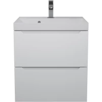 Тумба под раковину Uperwood Tanos New 2191020000 50 см, подвесная, белый матовый