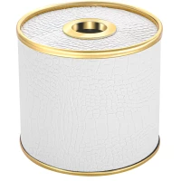 Салфетница белый золото Geralis Croco S-KWG