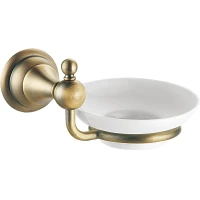 Мыльница Azario Elvia AZ-91108Q настенная, бронза 